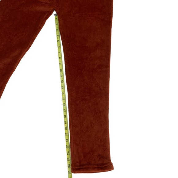 Yuna Fashion Fleece Drawstring Cozy Lounge Pants Size Small Medium Burnt Orange - Picture 12 of 15